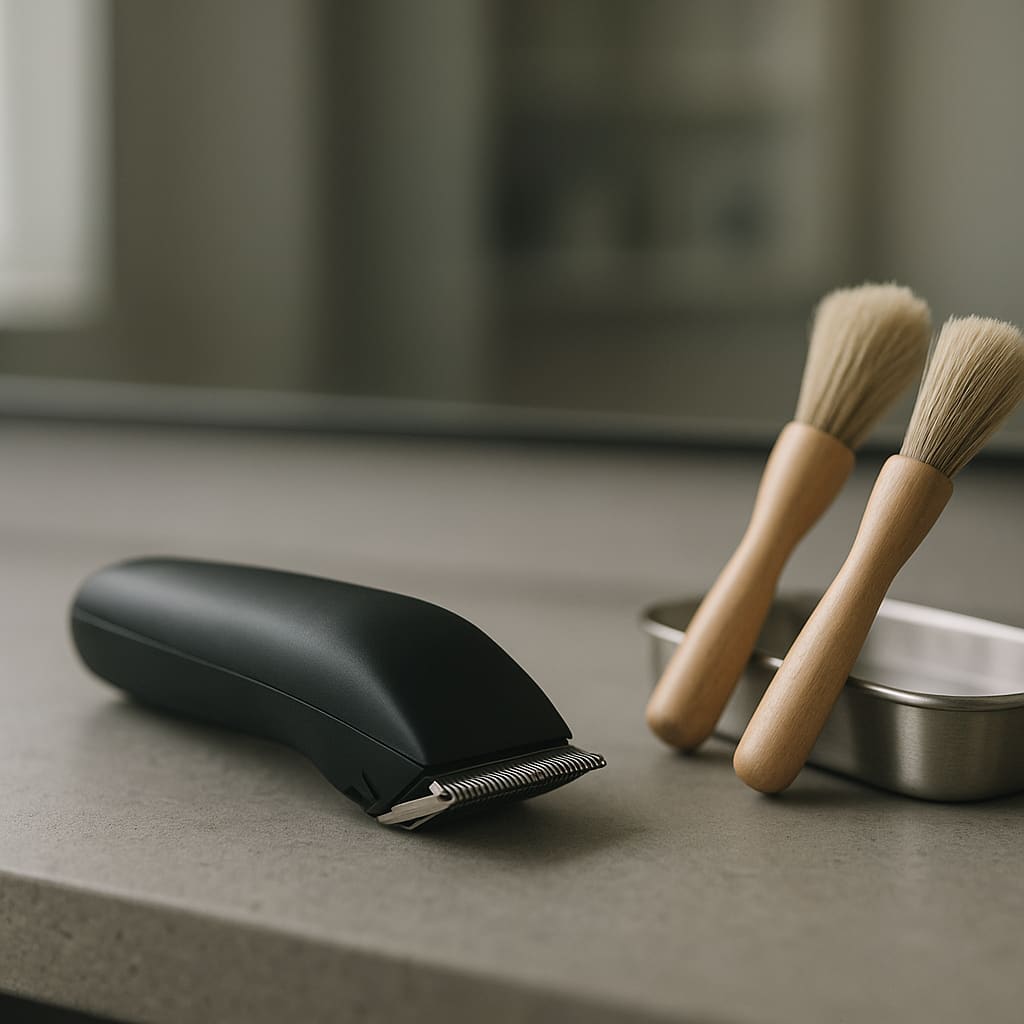 Barber Arbeitsplatz Nahaufnahme